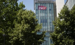 Le siège de la SNCF à Saint-Denis, près de Paris, en juillet 2015