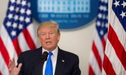 Le président américain Donald Trump, à Washington DC le 19 juillet 2017