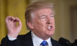 Le président américain Donald Trump, le 23 juin 2017 à Washington