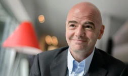 Gianni Infantino, candidat à la présidence de la Fifa, lors d'un interview, le 24 février 2016 à Zurich