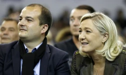 -David Rachline et Marine Le Pen à Fréjus, le 18 mars 2014