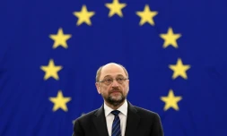 Le président sortant du Parlement européen Martin Schulz, qui ne se représente pas, le 16 janvier 2017 à Strasbourg