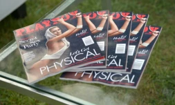 Des exemplaires de Playboy, le 25 août 2015 à Los Angeles