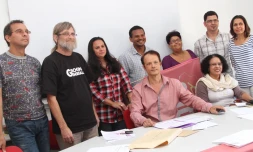 Jeudi 15 septembre 2011 
Conférence de presse de la CGTR.
Photo Michel Désiré