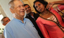 Paul Verges et Gelita Hoarau