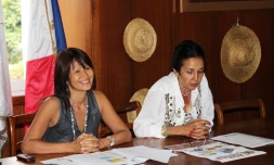 Mercredi 28 septembre 2011 - Conférence de presse sur le premier forum des associations à Saint-Paul (photo mairie de Saint-Paul)