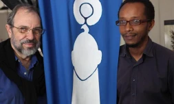 Alain Gili, fondateur du festival international du film d'Afrique et des îles, et Mohamed, Saïd Ouma, délégué général du festival