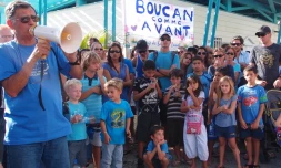 Dimanche 9 octobre 2011 - Rassemblement pour la sécurisation des plages à Boucan Canot