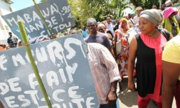Lundi 10 Octobre 2011
Manifestation à Mayotte