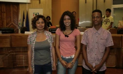 Vendredi 28 octobre 2011 - Le bureau du conseil général des jeunes (photo D.R)