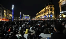 Rassemblement de Nuit debout, Place de la Comédie à Montpellier, le 16 avril 2016