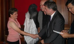 Olivia Rivière, bordeuse et meilleure ouvrière de France, avait été reçue en préfecture en juillet dernier lors de l'annonce du résultat du concours (Photo archives D.R.)