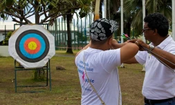 Jeudi 1er décembre 2011 - Journée internationale des personnes porteuses de handicap à Champ Fleuri (photo mairie de Saint-Denis)