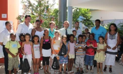 Lundi 12 décembre 2012 - Action éducative sur la collecte sélective à l'école Ma Pensée de Bras Panon