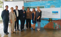 Mercredi 21 décembre 2011 - Ouverture à l'ADSL de 236 nouveaux foyers sur la commune de Sainte-Marie (Photo D.R)