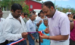 Jeudi 22 décembre 2011, l'inauguration de la maison de quartier du Portail - Piton Saint-Leu