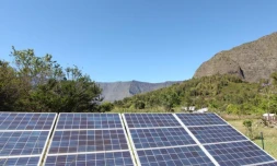 Panneaux  photovoltaïque à Mafate
