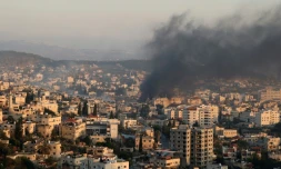 Après une frappe israélienne dans la ville occupée de Jénine en Cisjordanie, le 3 juillet 2023