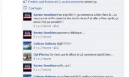 Une partie du mur Facebook de Patrick Flores avant que l'entraßneur national de la fédération française de surf ne supprime la publication