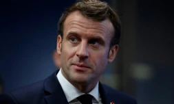 Le président Emmanuel Macron à Bruxelles, le 13 décembre 2019