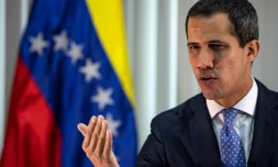 Le leader de l'opposition vénézuelienne Juan Guaido, le 6 mai 2019 à Caracas