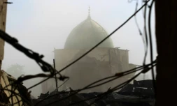 La mosquée Al-Nouri à Mossoul, en Irak, le 29 juin 2017
