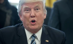 Donald Trump à la Maison Blanche à Washington le 13 mars 2017