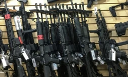 Des armes semi-automatiques en vente chez un armurier de Las Vegas, le 4 octobre 2017