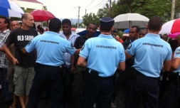 Mardi 7 février 2012 - Manifestation anti Front National à Saint-Louis