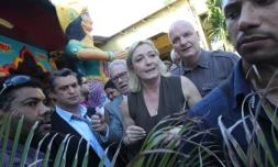 Saint-Louis - Mardi 7 février 2012 - Manifestation contre la venue de Marine Le Pen