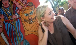 Saint-Louis - Mardi 7 février 2012 - Manifestation contre la venue de Marine Le Pen