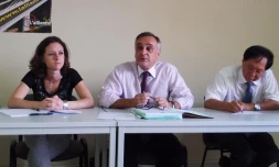 Mardi 7 février 2012 - Conférence de presse des conseillers régionaux de l'Alliance sur la nouvelle route du littoral