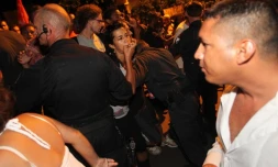 Saint-Leu - Mardi 7 février 2012 - Manifestation contre Marine Le Pen, présidente du Front national