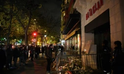 Hommage aux victimes du Bataclan Ă Paris, le 13 novembre 2017