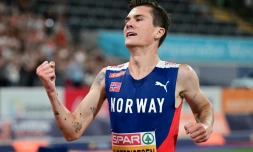Le Norvégien Jakob Ingebrigtsen à Munich, Allemagne, le 16 juillet 2022