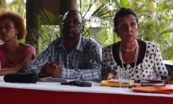 Mardi 21 février 2012 - Conférence de presse d'Huguette Bello (Photo Émilie Sorres)