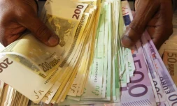 Banque  liasse de billets