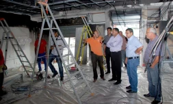 Mercredi 29 février 2012 - Les élus de la chambre des métiers et de l'artisanat sur le terrain (Photo D.R)