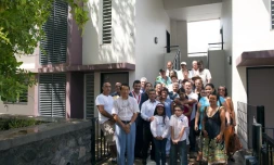 Lundi 5 mars 2012 - Inauguration de nouveaux logements sociaux à Saint-Joseph (photo D.R)