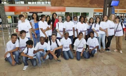 Jeudi 8 mars 2012 - Les lauréats du concours "150 ans du Lazaret" (Photo Alexandre Rivière - Conseil général)