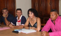 Mercredi 14 mars 2012 - Conférence de presse sur l'opération de solidarité à Mafate (photo D.R)