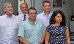 Jeudi 15 mars 2012 - Inauguration du local nord de la couveuse Réusit (photo D.R)