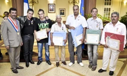 Lundi 19 mars 2012 - Cérémonie de désignation des citoyens d'honneur de la ville de Saint-Joseph