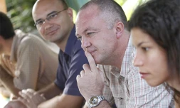 Vincent Defaud (à gauche sur notre photo)
