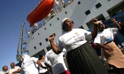 Les Chagossiens en visite à La Réunion - Photo archives Imaz Press Réunion