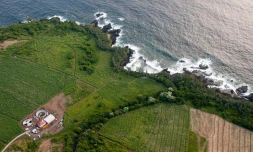 Visite de la station d'épuration à Sainte-Rose (photo D.R)