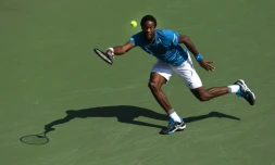 Gaël Monfils face au Chypriote Marcos Baghdatis, à l'US Open, le 4 septembre 2016