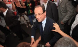 Dimanche 1er avril 2012 - Saint-Louis - Meeting de François Hollande, candidat PS à la présidentielle