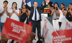 Dimanche 1er avril 2012 - Saint-Joseph - Meeting de François Hollande, candidat PS à la présidentielle