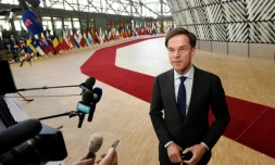 Le Premier ministre néerlandais Mark Rutte, le 9 mars 2017 à Bruxelles